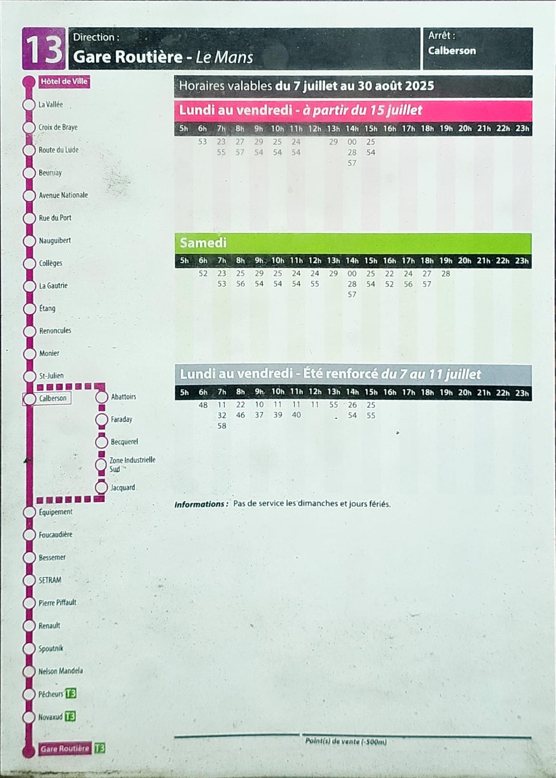 Le mans 13 - 2025